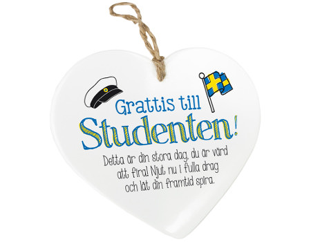 grattis till studenten present 